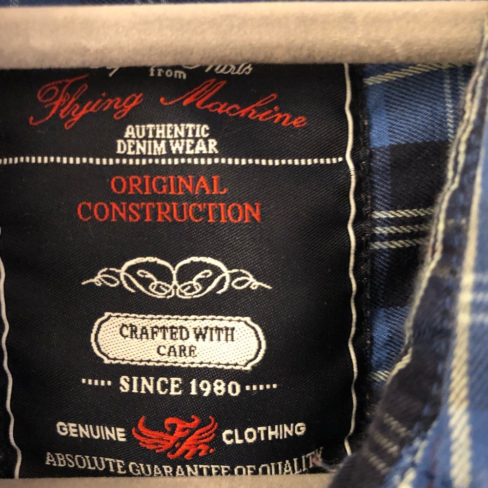 Flying machine button down shirt